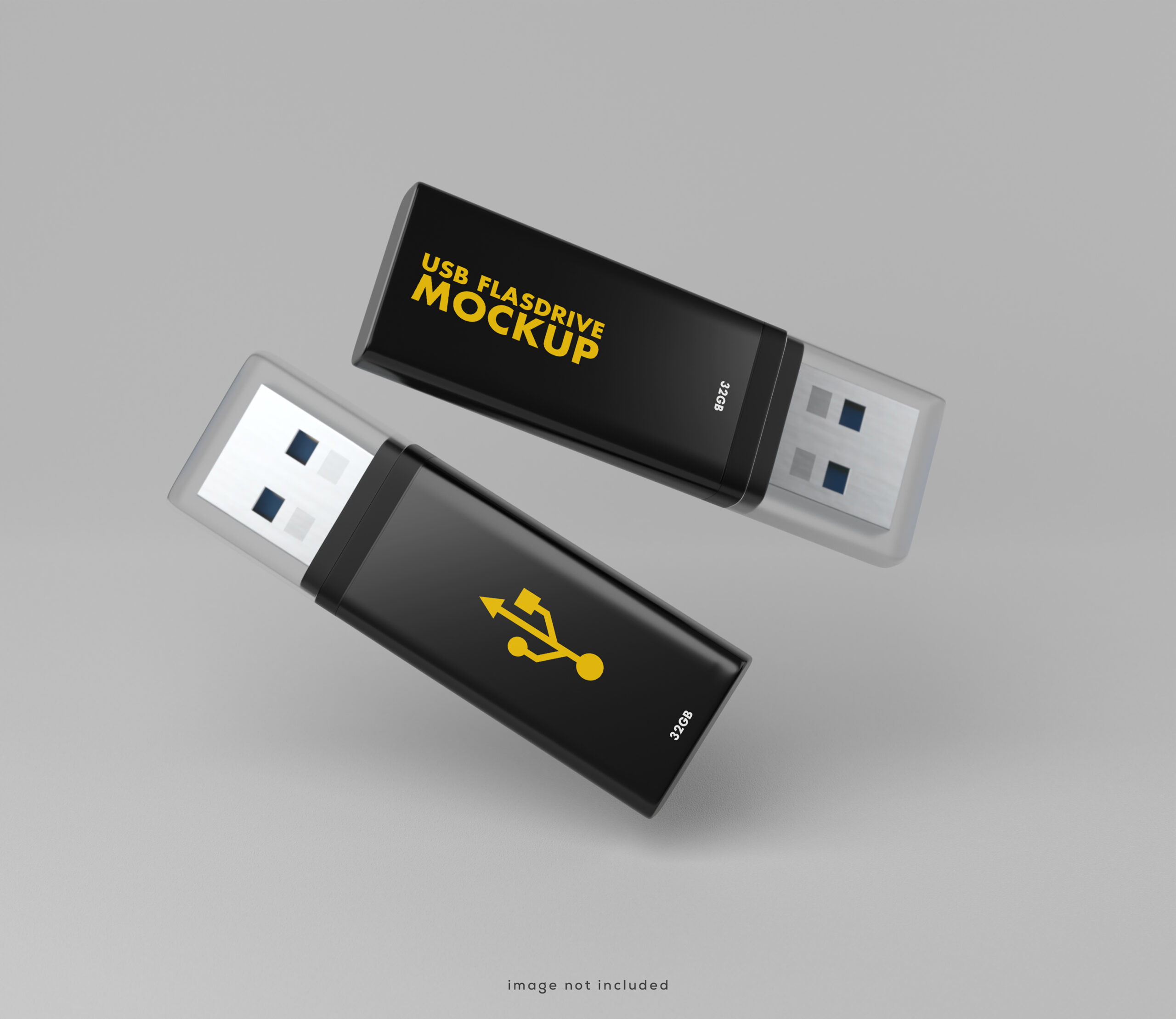 Usb flash drive mockup