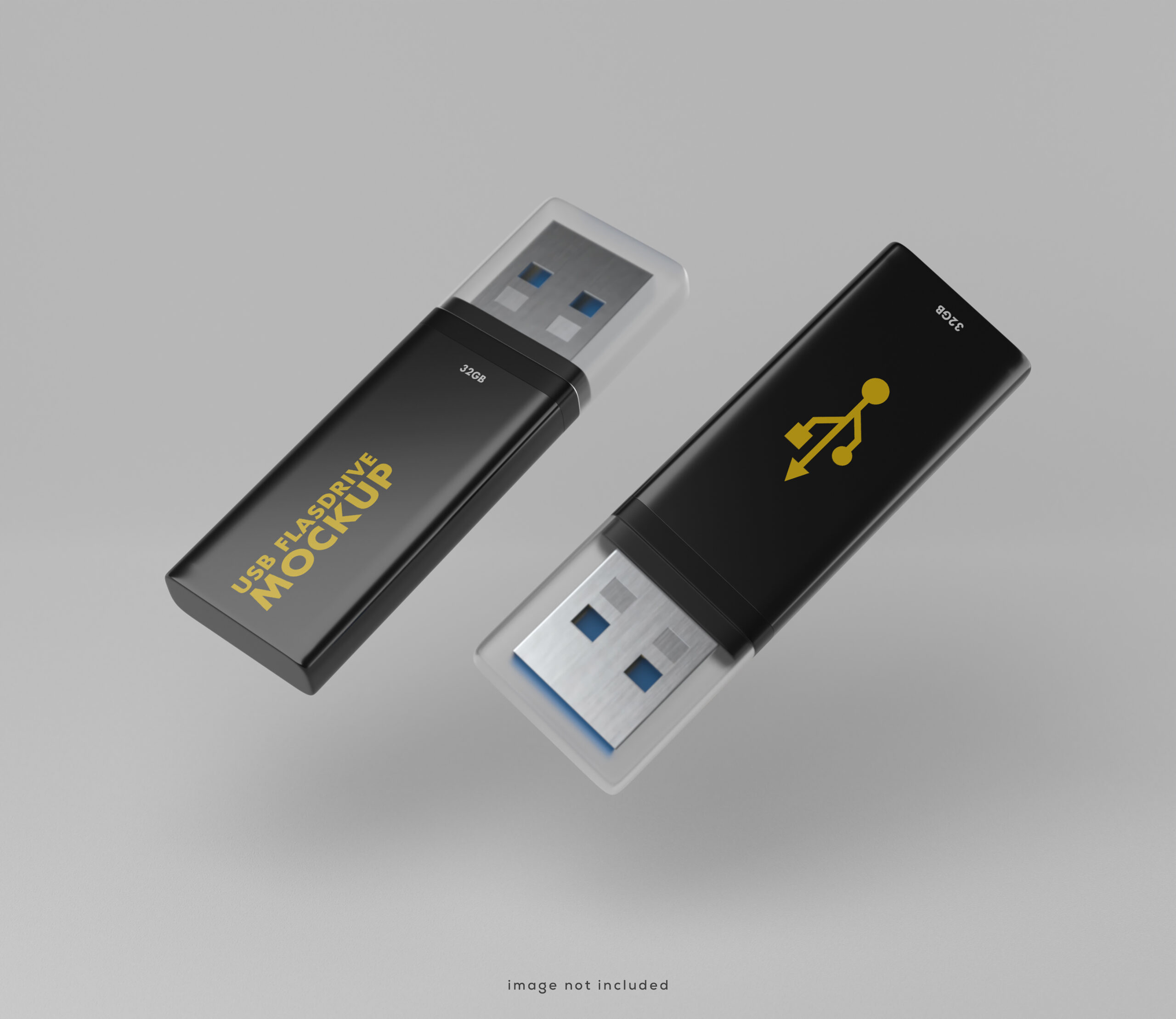 Usb flash drive mockup