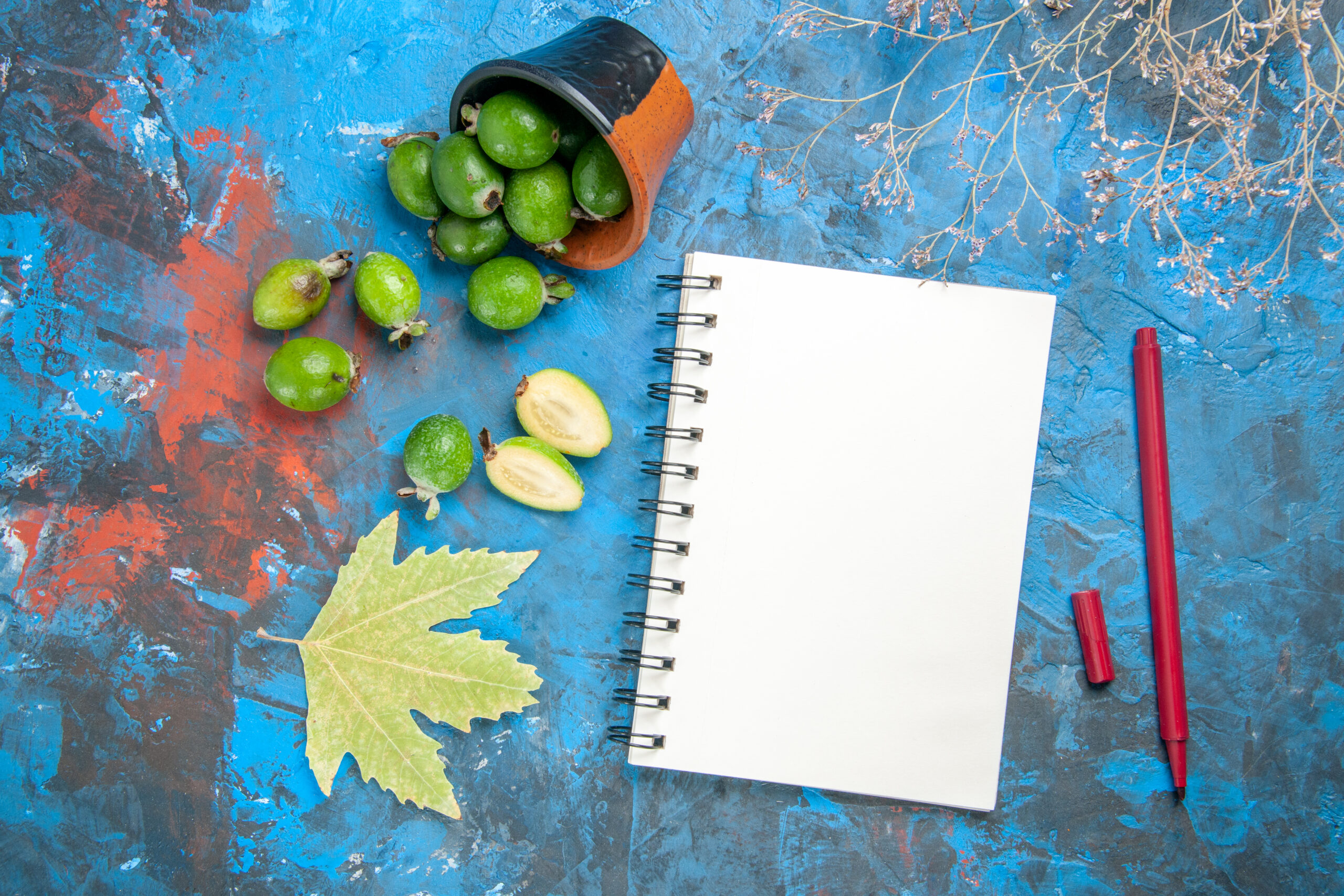 close-up-small-vitamin-bomb-fresh-feijoas-fruits