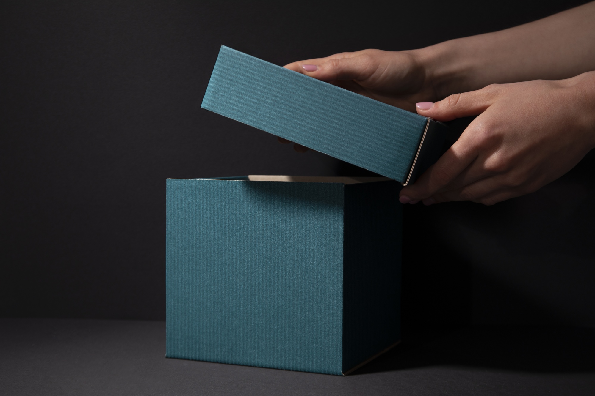 top-view-mystery-box-concept