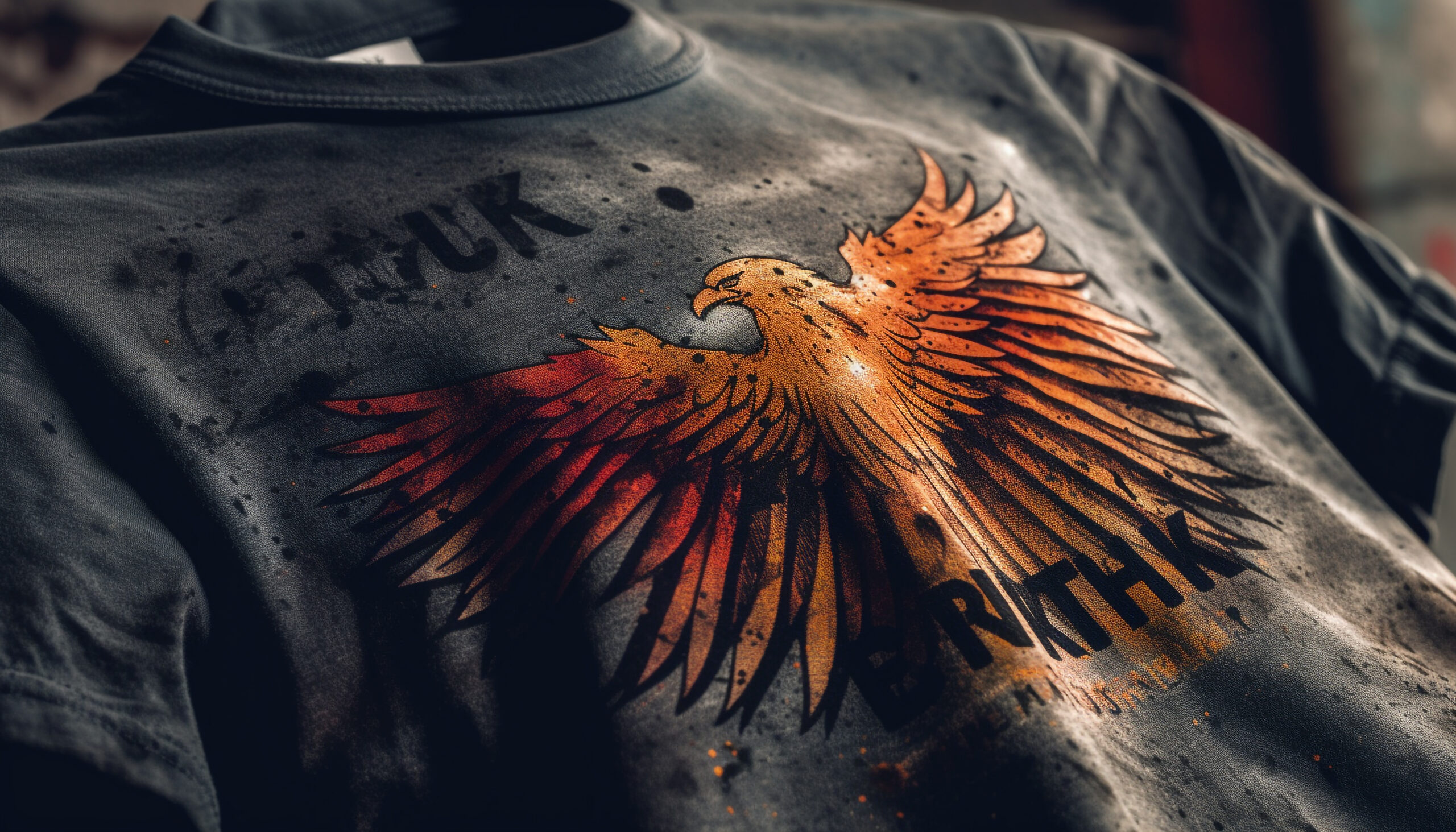 Flying hawk symbolizes strength and patriotism generated by artificial intelligence
